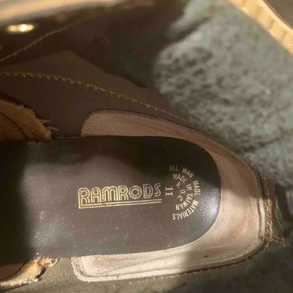 Ramrods Mens Ankle Boots Chocolate Brown Sz 11 - Picture 6 of 8